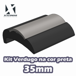 KIT VERDUGO PERFIL 35MM PRETO - REF. 110124068